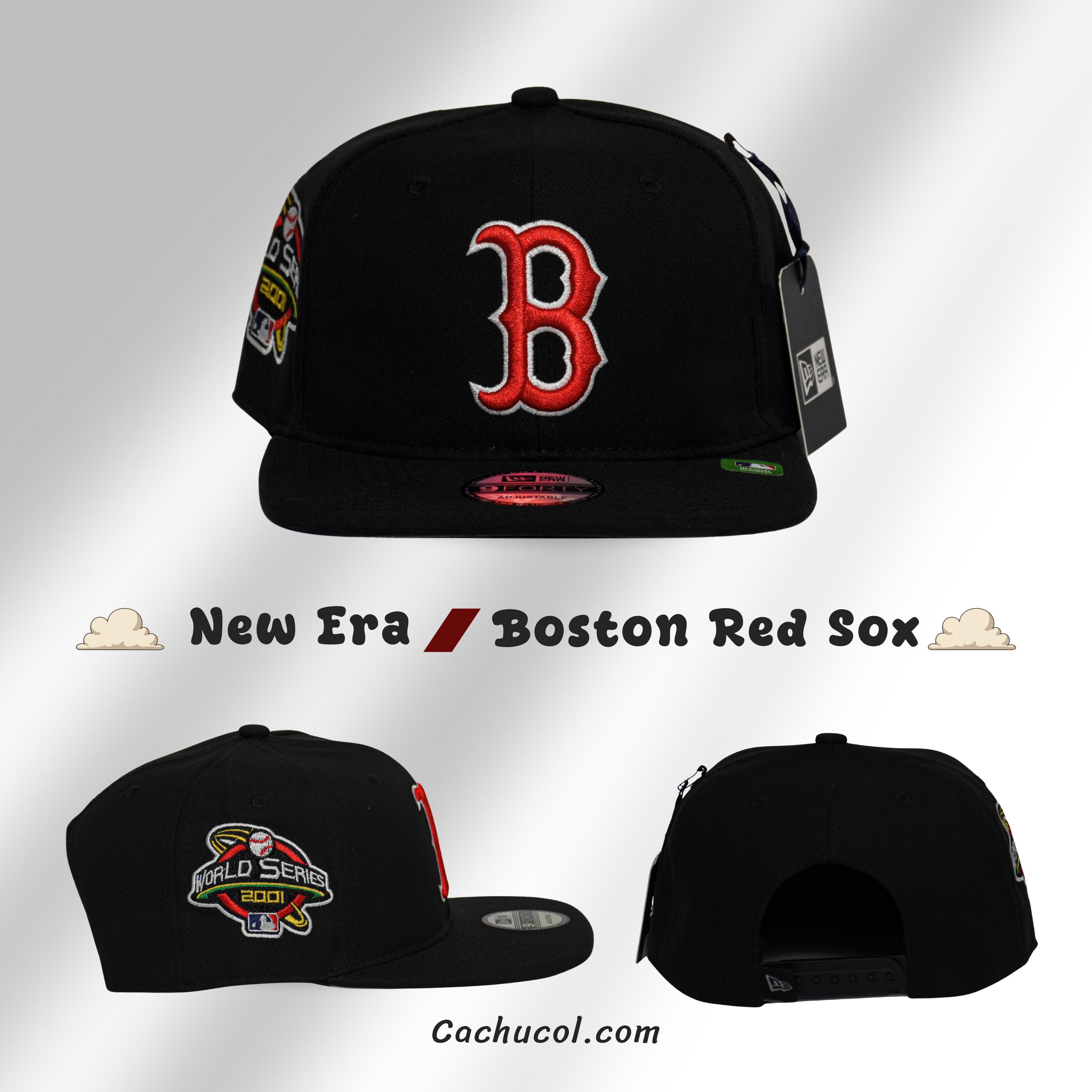 Gorra New Era Boston Red Sox “World Series 2001”🔴⚾