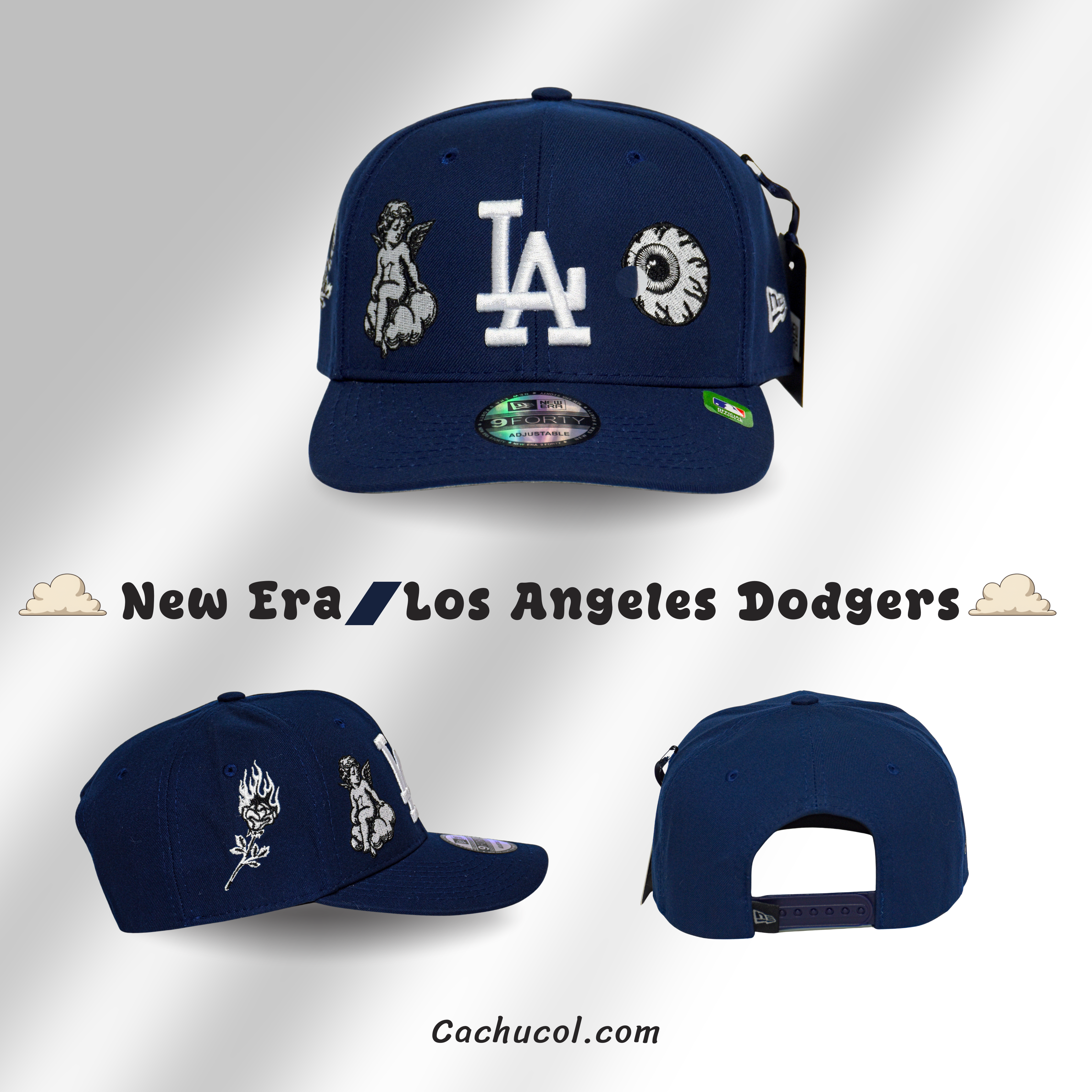 Gorra New Era exclusiva de los Dodgers 🔵⚾.